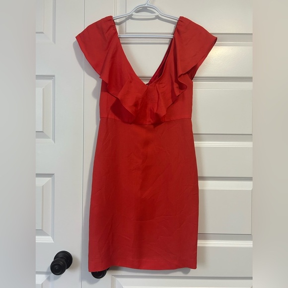 Jenny Yoo Gabby Ruffled Neck Dress - Picture 3 of 9